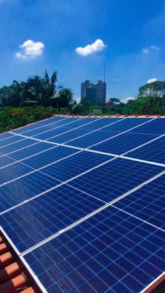 Sistema de energia solar em uma Residência em Sorocaba - São Paulo Energia Solar Fotovoltaica
